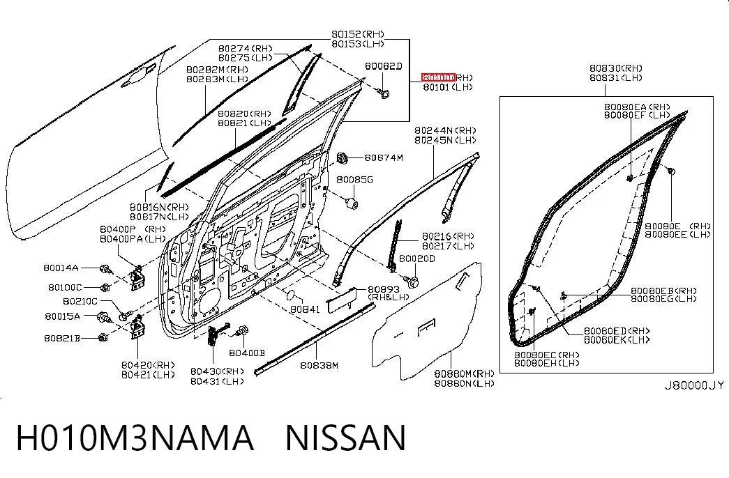 Дверь передняя правая Nissan LEAF I хэтчбек (ZE0) (2010 - 2012) цена, от 229.59 USD