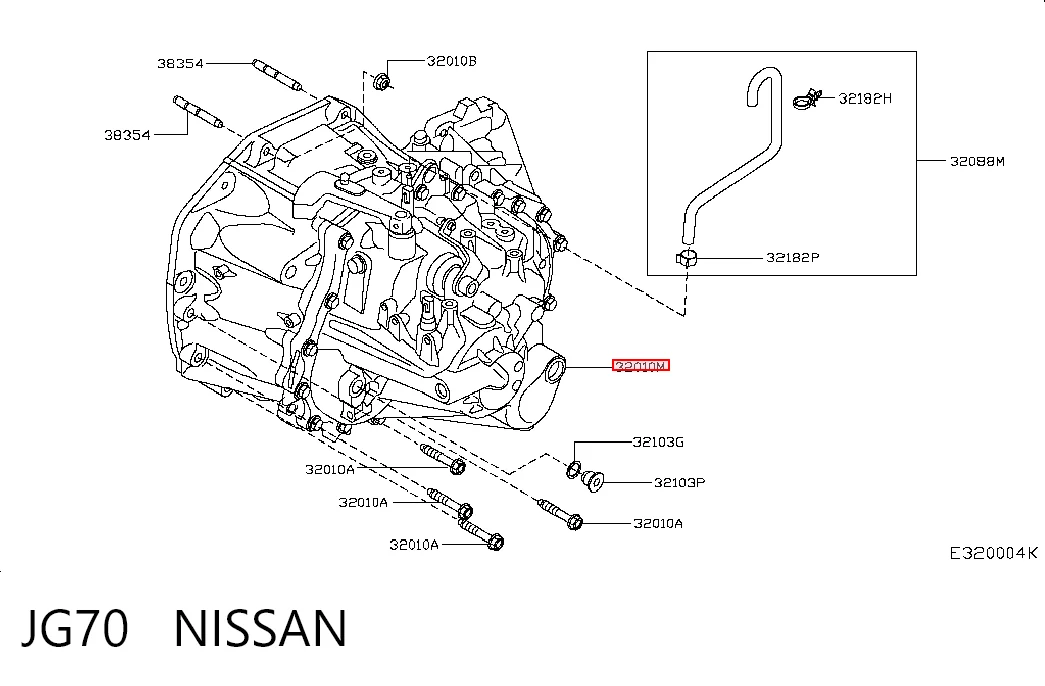 JG70 Nissan/Infiniti КПП в сборе