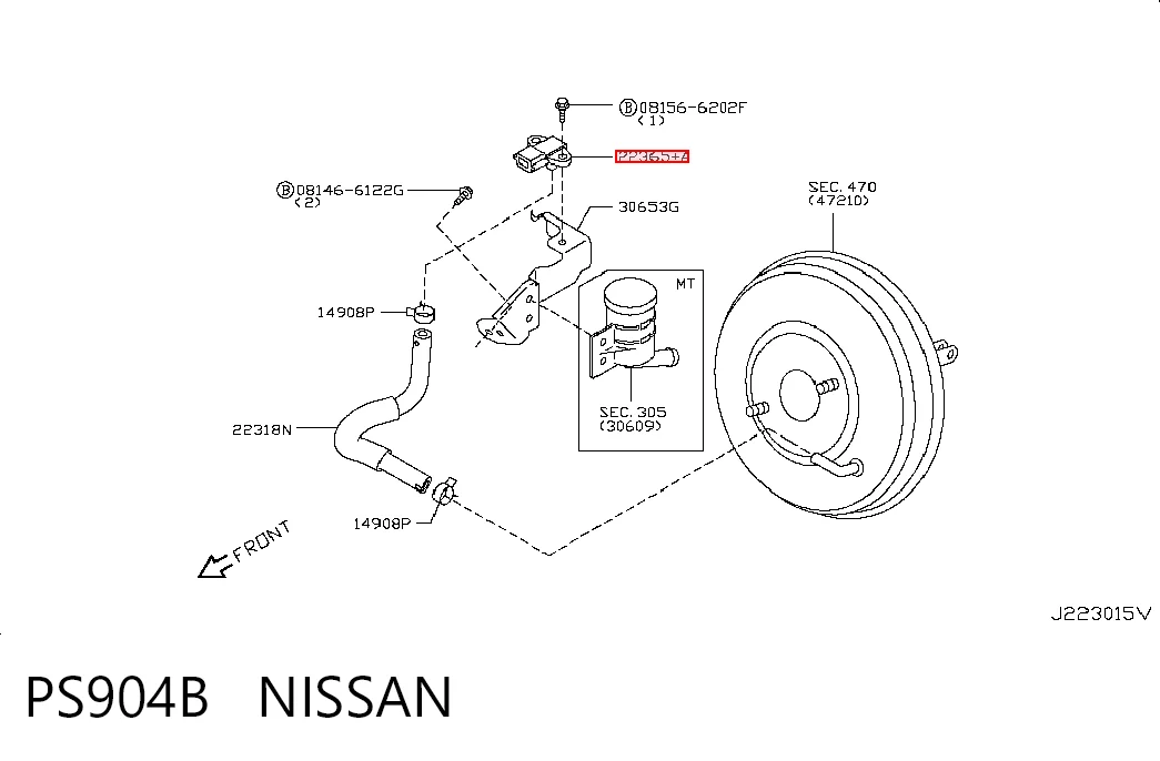  Датчик абсолютного давления Nissan JUKE 