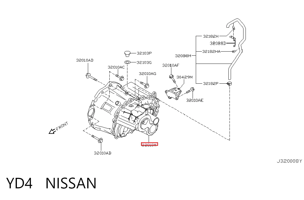 YD4 Nissan/Infiniti КПП в сборе