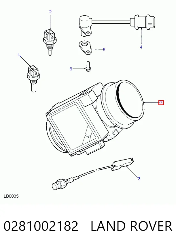 281002182 Bosch Датчик расхода воздуха