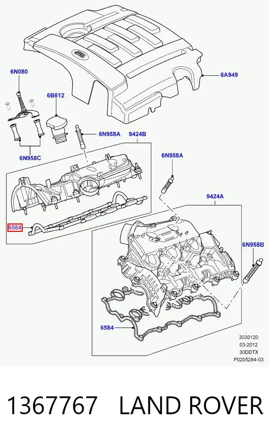 Прокладка крышки двигателя Peugeot 607 седан (9D, 9U) (2000 - 2010) цена, от 18.21 USD