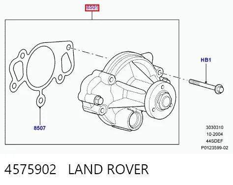 Помпа охлаждения Allmakes 4575902 цена, от 53.42 USD