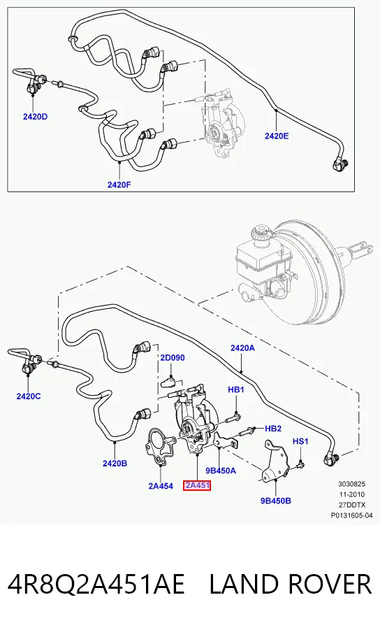 4R8Q2A451AF Ford Механический вакуумный насос
