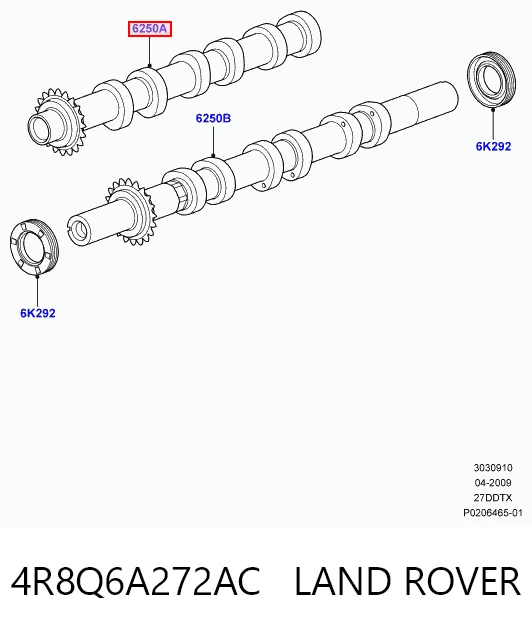 Головка блока цилиндров (ГБЦ) правая Ford 4R8Q6C032AA цена, от 126.69 USD
