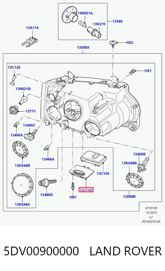 Ксенон, блок управления LRQ002 Magneti Marelli