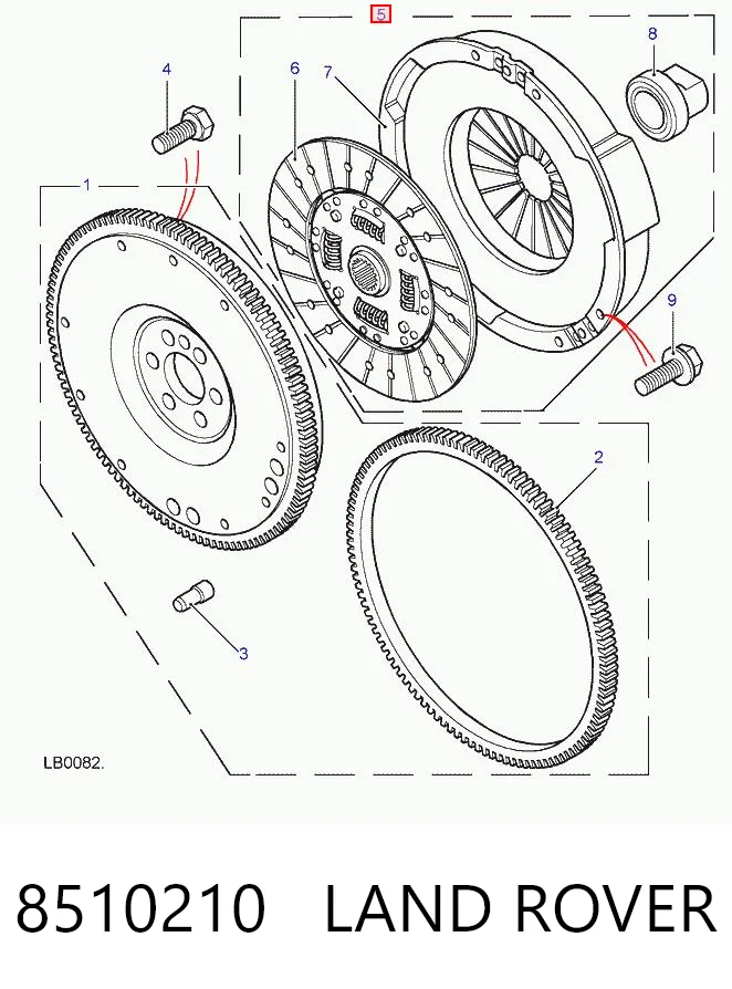 Сцепление GCK688AF Rover