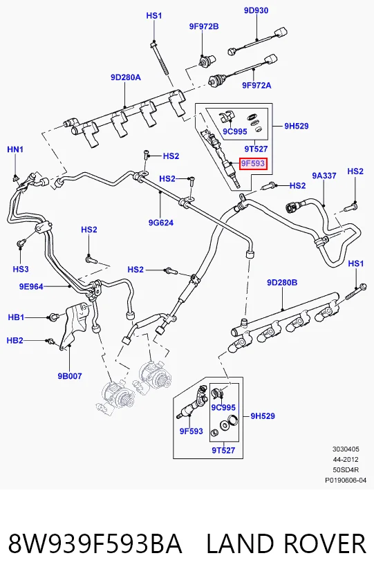 Купить LR069897 Britpart Клапанная форсунка