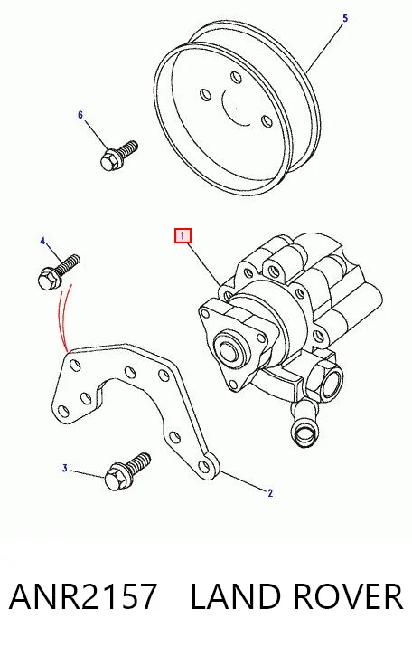 ANR2157 Land Rover ГУР руля