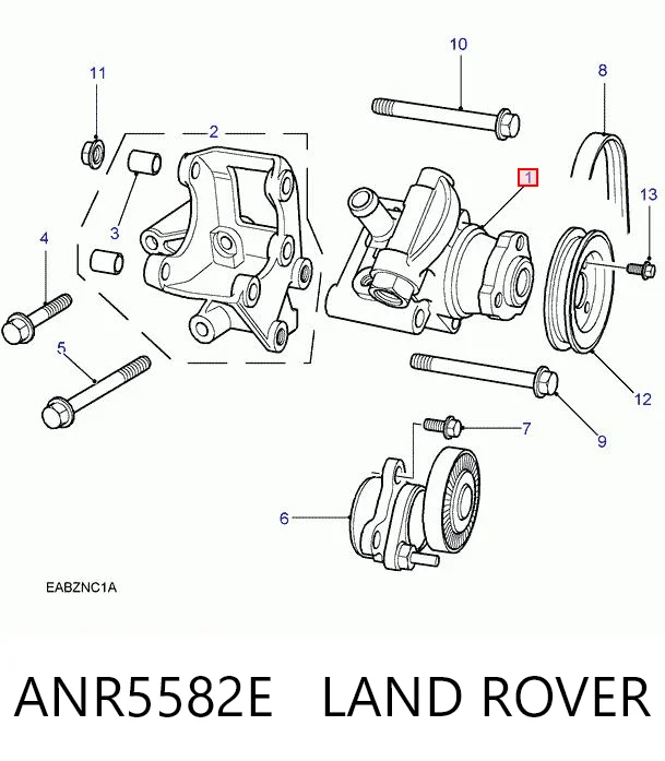 Насос гидроусилителя руля Motorherz P1402