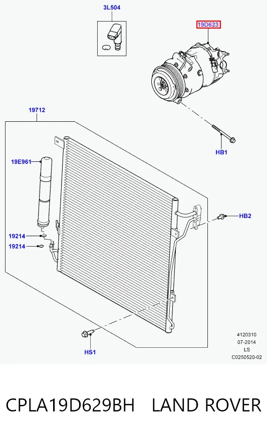 Купить ACP537000S Mahle Original Компрессор климатической установки