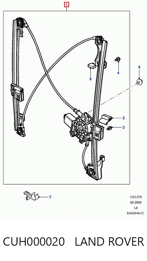 ASR1584 Hotbray Механизм подъема стекол