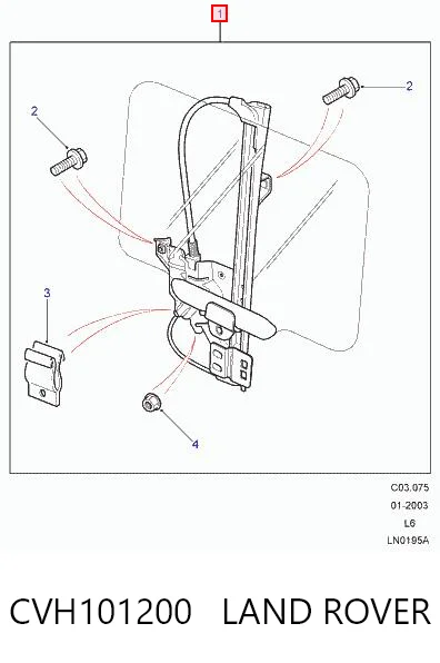 ACQ0389 Magneti Marelli  Механизм стеклоподъемника правой задней двери