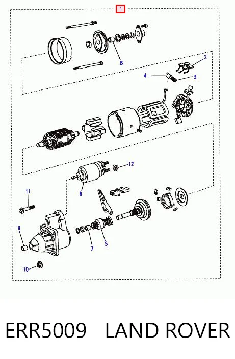 ERR5009 Land Rover Стартер автомобиля