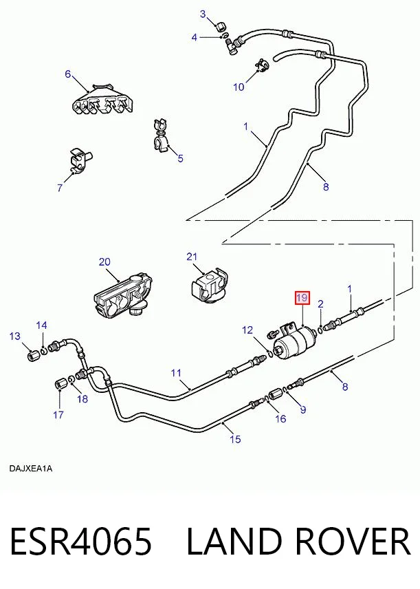 ESR4065 Land Rover Фильтр топлива