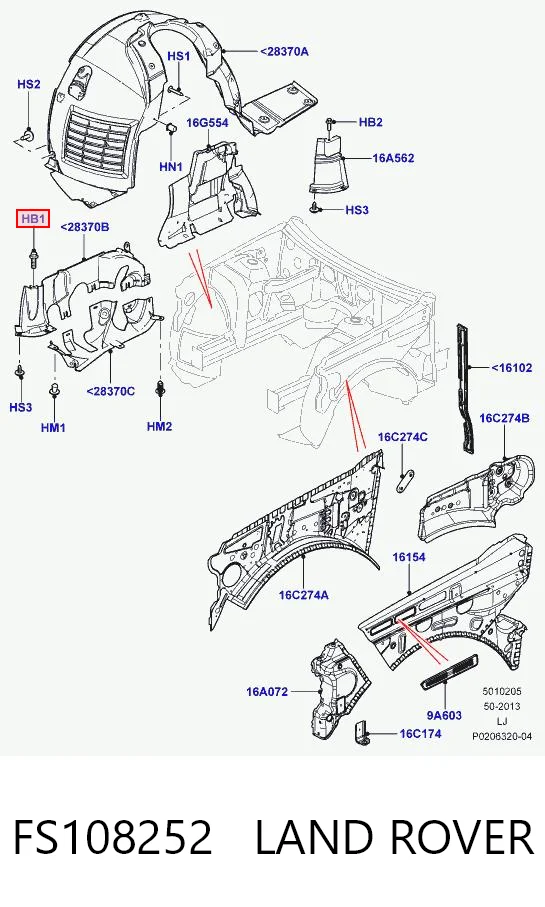  Britpart FS108257L цена, от 0.81 USD