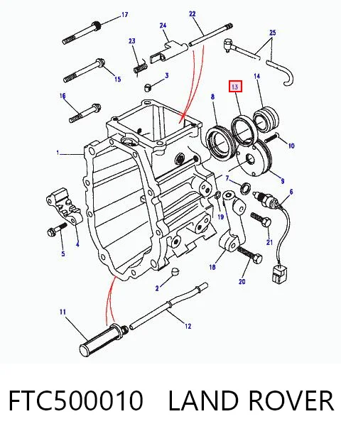 FTC500010 Allmakes Сальник АКПП/КПП входного/первичного вала