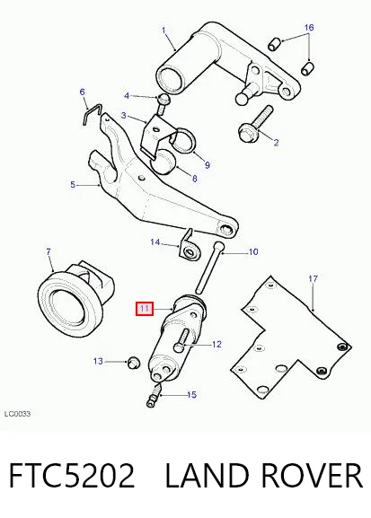 Купить FTC5202 Britpart Рабочий цилиндр сцепления