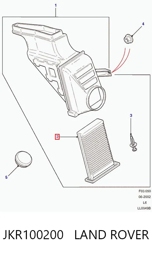 Купить JKR100200 Britpart Фильтр салона угольный