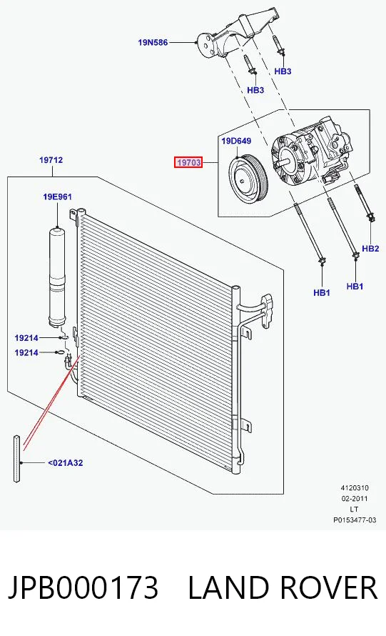 Компрессор системы кондиционирования Polcar DCP14013 цена, от 433.31 USD
