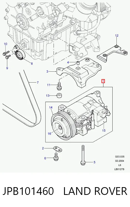 Купить 4310KS1 Polcar Компрессор климатической установки