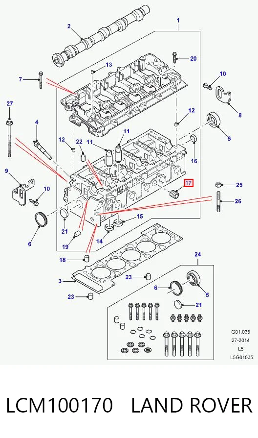 LCM100170 Land Rover