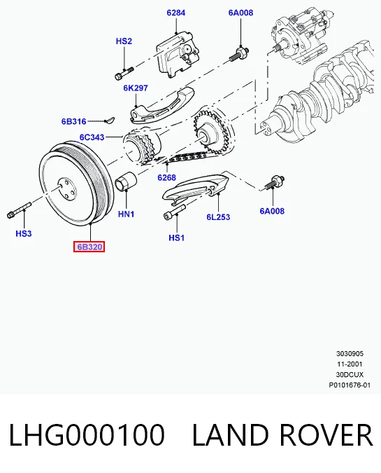 VD1146 Continental/Siemens Шкив коленчатого вала