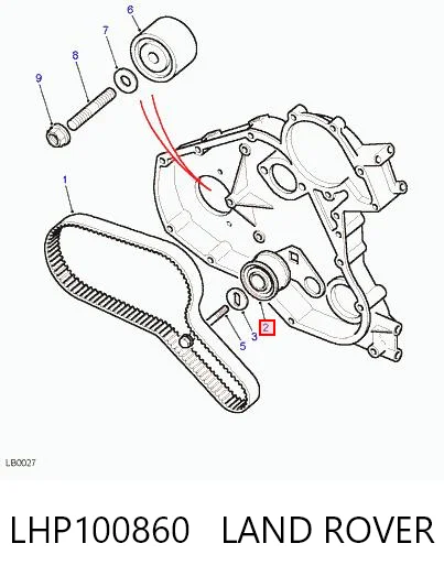 Ролик ГРМ LHP100860 Allmakes