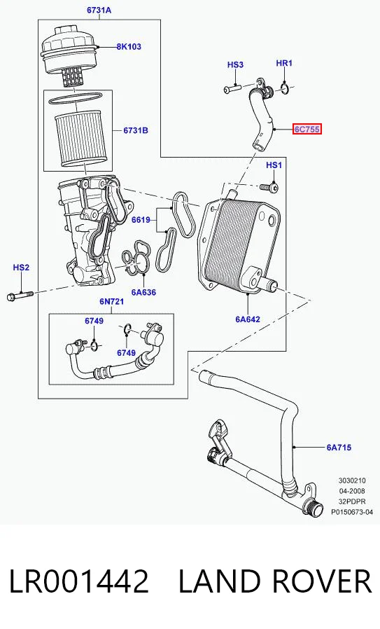 LR001442 Land Rover 