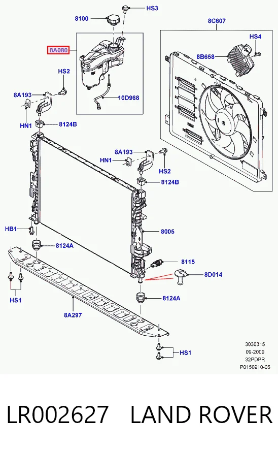 Бачок системы охлаждения 21430320 Pro-parts