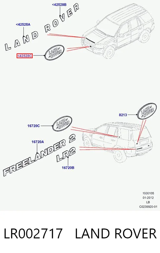 LR002717 Land Rover 