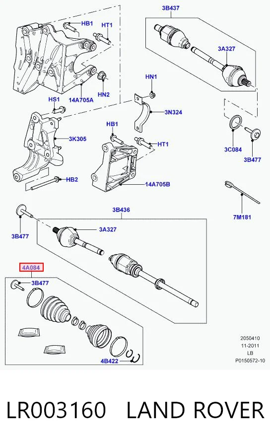 Пыльник ШРУСа наружный 0025414 GKN-Spidan