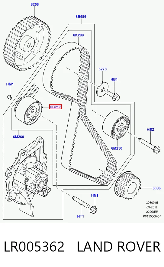 Ролик ГРМ 6G9Q6B217AD Gates