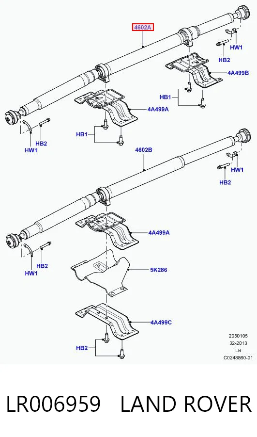 Вал карданный задний в сборе Ossca 63454 цена, от 54.19 USD