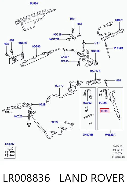 Форсунка инжектора Ford 4H2Q9K546AE цена, от 150.76 USD