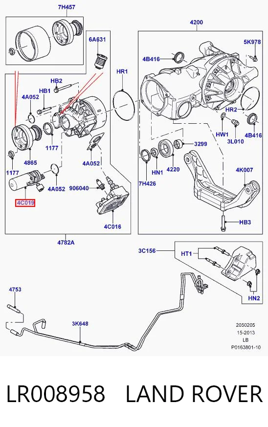 Купить LR075763G Britpart Насос муфты Haldex