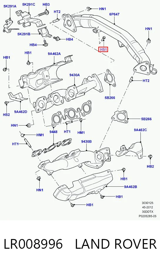 N910105008060 Mercedes Болт выхлопной системы (глушителя)