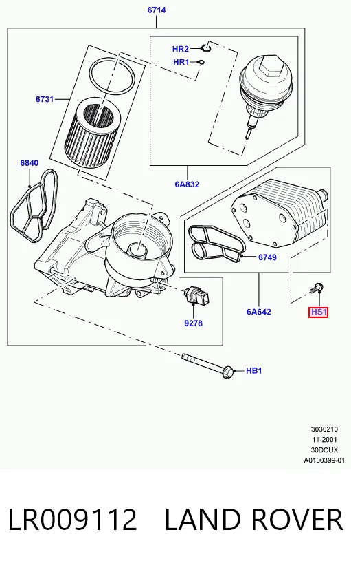 LR009112 Land Rover