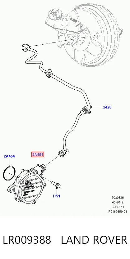 Механический вакуумный насос на Volvo XC70 II BZ