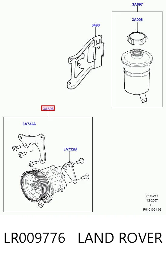 Купить LAU554287 Lauber Насос рулевого управления