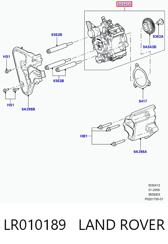 ТНВД LR010189 Britpart