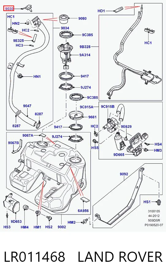 LR011468 Land Rover 
