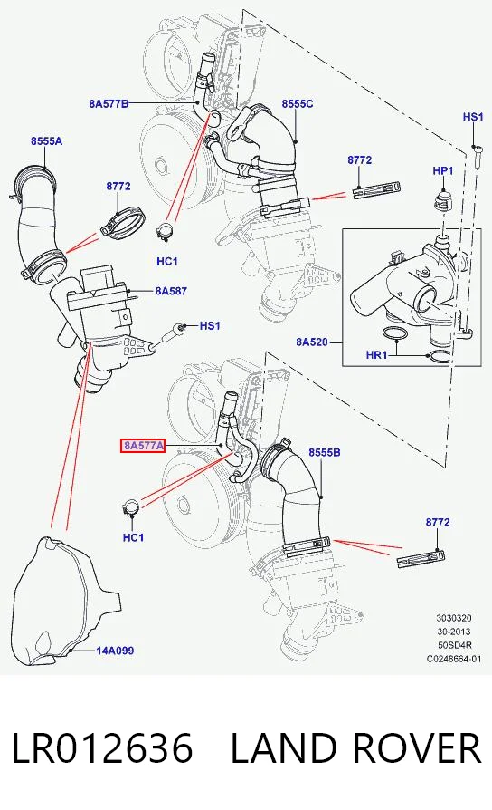LR012636 Land Rover 