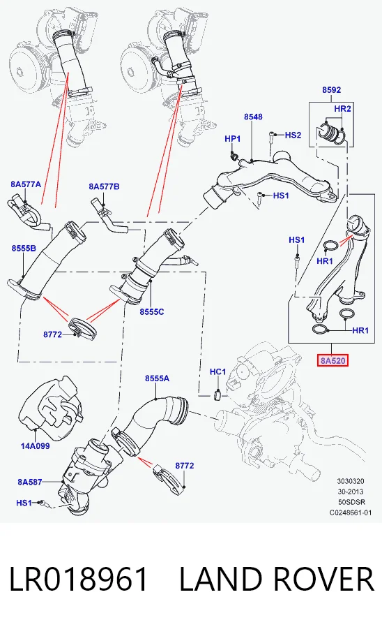 LR018961 Land Rover 