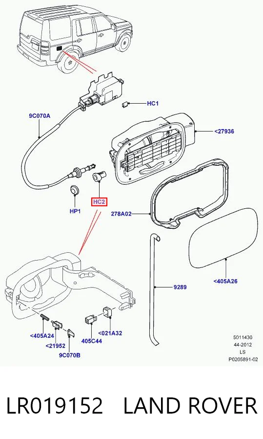 LR019152 Land Rover