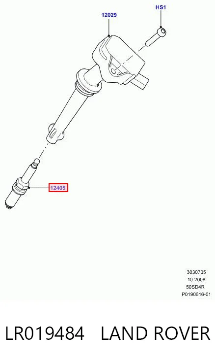 Свеча зажигания Britpart LR032080LR цена, от 14.62 USD
