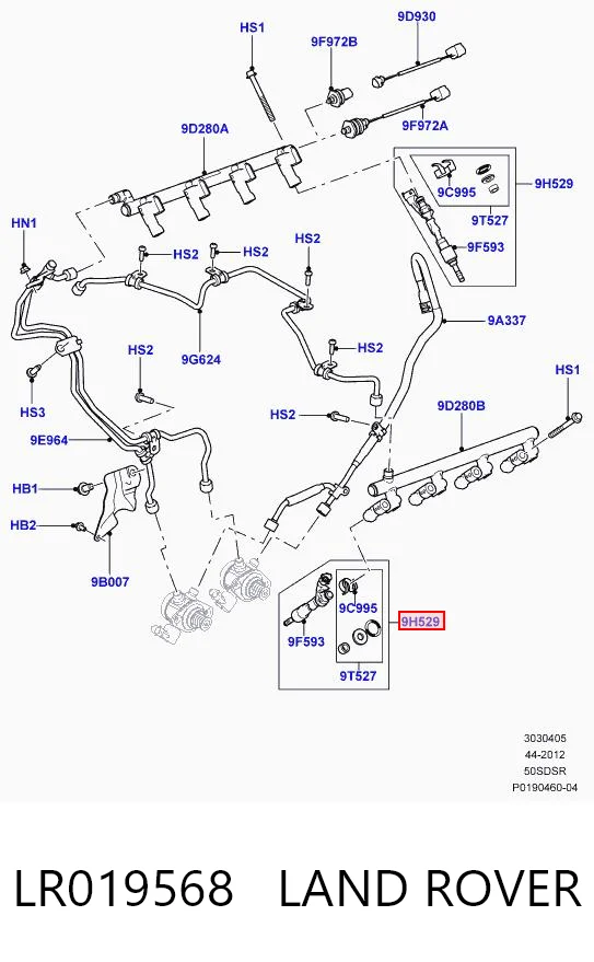 Форсунка инжектора Britpart LR069897 цена, от 111.92 USD