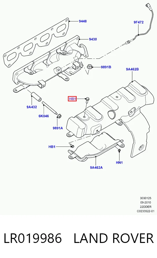 LR019986 Land Rover