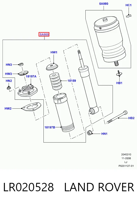 Стойка задняя, левая AND 30513041 цена, от 346.16 USD