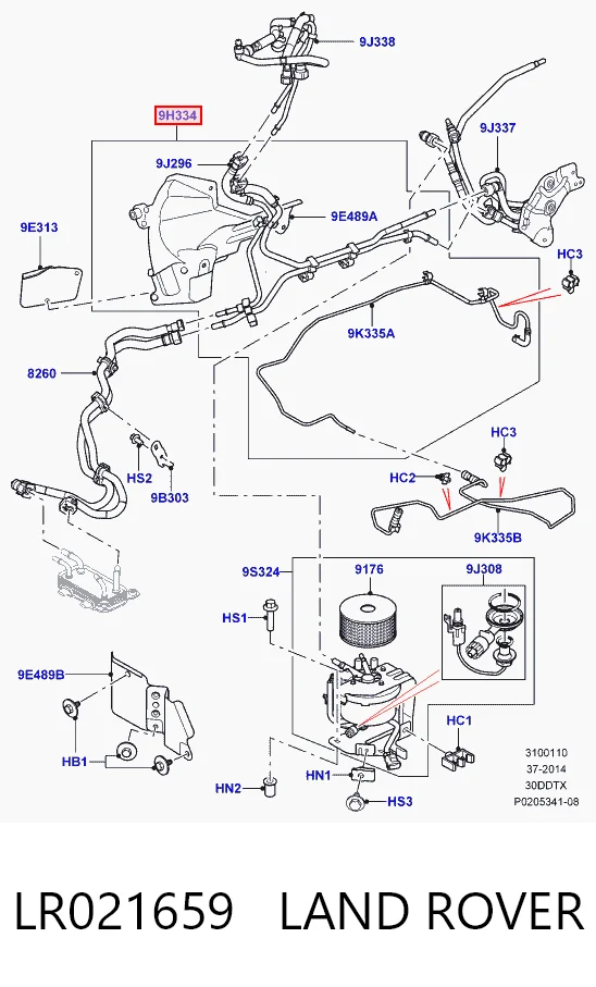 AH229H334AB Land Rover 